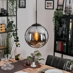 Gastor Suspension, Boule lumineuse 30 cm Fumé, 1 lumière