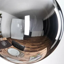 Gastor Suspension, Boule lumineuse 30 cm Fumé, 1 lumière