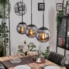 Gastor Suspension, Boule lumineuse Clair, Fumé, 3 lumières