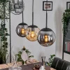 Gastor Suspension, Boule lumineuse Ambre, Clair, Fumé, 3 lumières