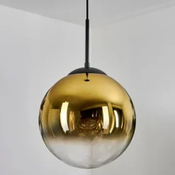 Gastor Suspension, Boule lumineuse 30 cm Or, Clair, 1 lumière
