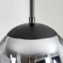 Gastor Suspension, Boule lumineuse 30 cm Ambre, Clair, Fumé, 3 lumières