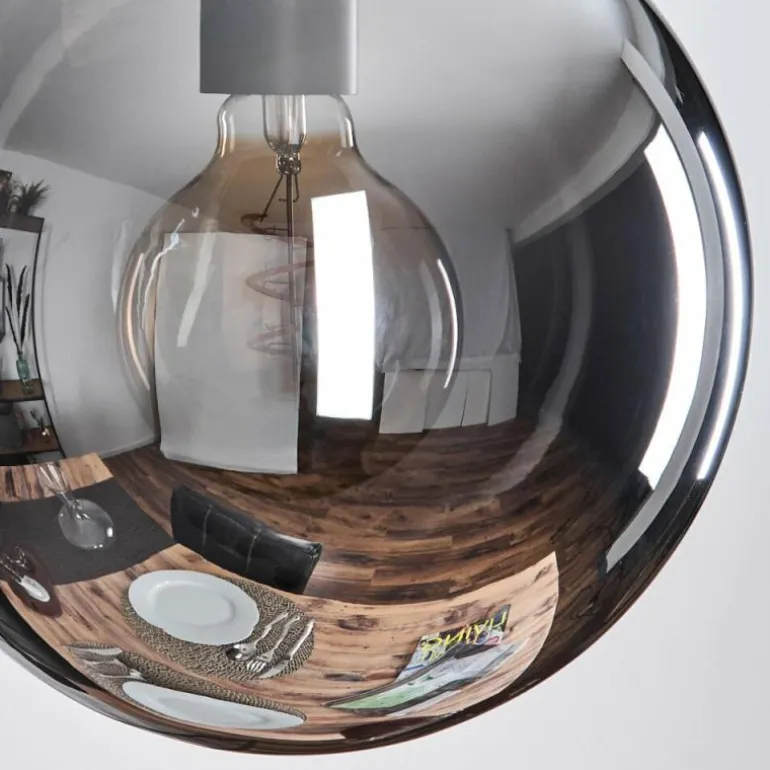 Gastor Suspension, Boule lumineuse 30 cm Fumé, 3 lumières