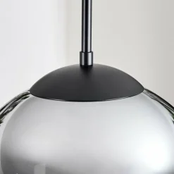 Gastor Suspension, Boule lumineuse 30 cm Fumé, 3 lumières