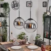 Gastor Suspension, Boule lumineuse Noir, 2 lumières