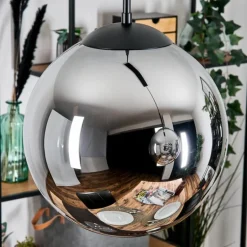 Gastor Suspension, Boule lumineuse, Suspension Noir, 2 lumières