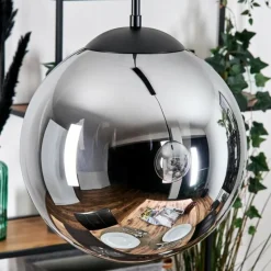 Gastor Suspension, Boule lumineuse, Suspension Noir, 2 lumières