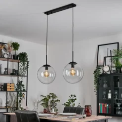 Gastor Suspension, Boule lumineuse, Suspension Clair, 2 lumières