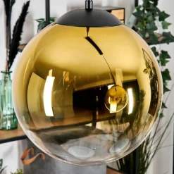 Gastor Suspension, Boule lumineuse, Suspension Or, Clair, 2 lumières