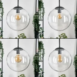 Gastor Suspension, Boule lumineuse, Suspension Clair, 3 lumières