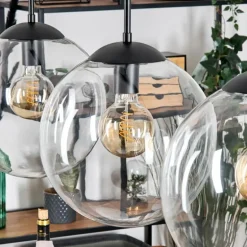 Gastor Suspension, Boule lumineuse, Suspension Clair, 3 lumières