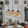 Gastor Suspension, Boule lumineuse, Suspension Ambre, Clair, 3 lumières