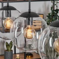 Gastor Suspension, Boule lumineuse, Suspension Clair, 4 lumières