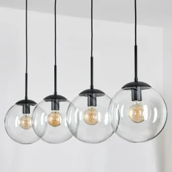 Gastor Suspension, Boule lumineuse, Suspension Clair, 4 lumières