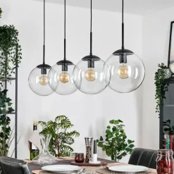 Gastor Suspension, Boule lumineuse, Suspension Clair, 4 lumières