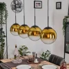 Gastor Suspension, Boule lumineuse, Suspension Or, Clair, 4 lumières