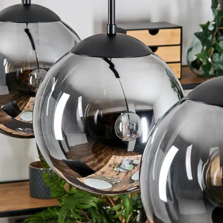 Gastor Suspension, Boule lumineuse, Suspension Fumé, 4 lumières
