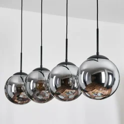 Gastor Suspension, Boule lumineuse, Suspension Fumé, 4 lumières