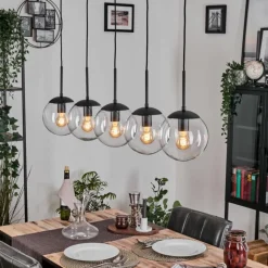 Gastor Suspension, Boule lumineuse, Suspension Clair, 5 lumières