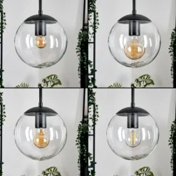 Gastor Suspension, Boule lumineuse, Suspension Clair, 5 lumières
