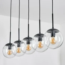 Gastor Suspension, Boule lumineuse, Suspension Clair, 5 lumières