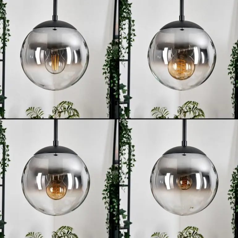 Gastor Suspension, Boule lumineuse, Suspension Clair, Fumé, 5 lumières