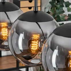 Gastor Suspension, Boule lumineuse, Suspension Fumé, 5 lumières