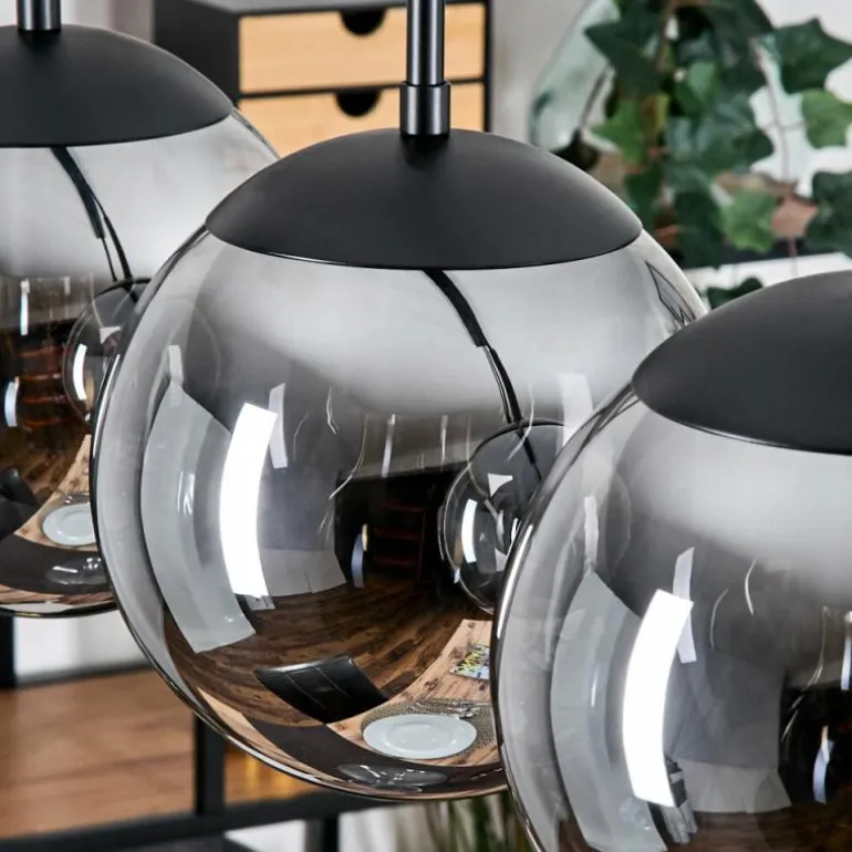Gastor Suspension, Boule lumineuse, Suspension Fumé, 5 lumières