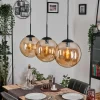 Gastor Suspension, Boule lumineuse, Suspension Ambre, 3 lumières