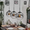 Gastor Suspension, Boule lumineuse, Suspension Clair, Fumé, 3 lumières