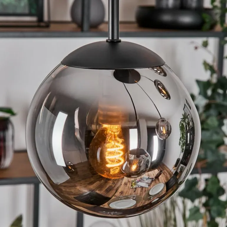 Gastor Suspension, Boule lumineuse, Suspension Fumé, 5 lumières