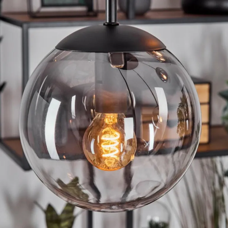 Gastor Suspension, Boule lumineuse, Suspension Clair, Fumé, 5 lumières