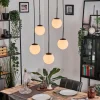 Gastor Suspension, Boule lumineuse, Suspension Blanc, 5 lumières