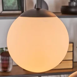 Gastor Suspension, Boule lumineuse, Suspension Blanc, 5 lumières