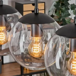 Gastor Suspension, Boule lumineuse, Suspension Clair, 4 lumières