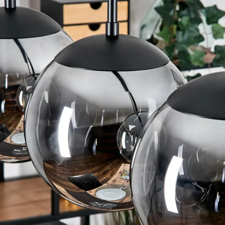 Gastor Suspension, Boule lumineuse, Suspension Fumé, 4 lumières