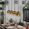 Gastor Suspension, Boule lumineuse, Suspension Or, Clair, 4 lumières