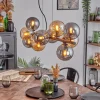 Gastor Suspension, Boule lumineuse, Suspension Ambre, Fumé, 10 lumières