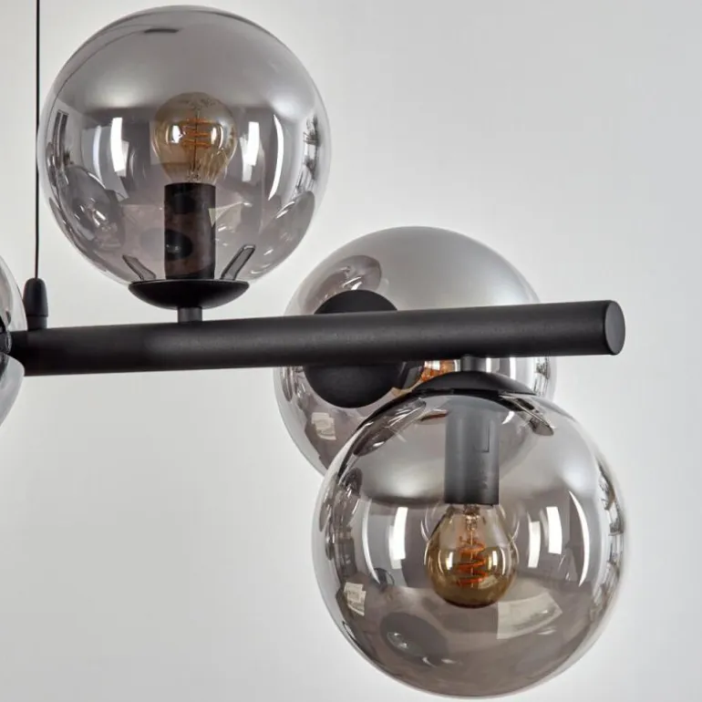 Gastor Suspension, Boule lumineuse, Suspension Fumé, 8 lumières