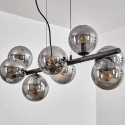 Gastor Suspension, Boule lumineuse, Suspension Fumé, 8 lumières