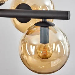 Gastor Suspension, Boule lumineuse, Suspension Ambre, 8 lumières