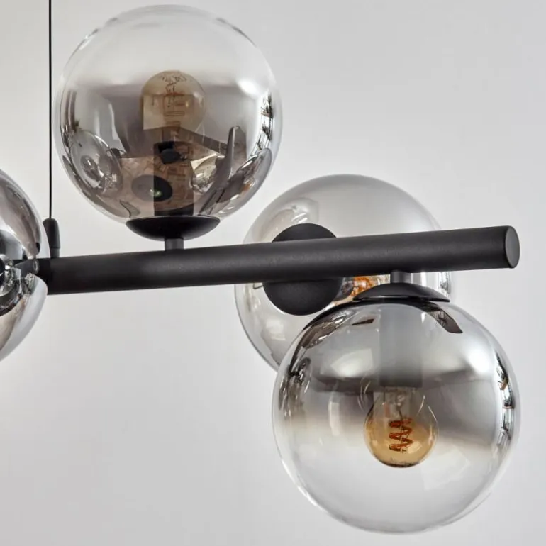 Gastor Suspension, Boule lumineuse, Suspension Clair, Fumé, 8 lumières