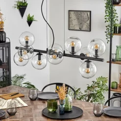 Gastor Suspension, Boule lumineuse, Suspension Clair, 10 lumières