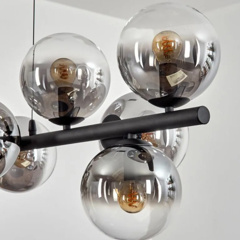 Gastor Suspension, Boule lumineuse, Suspension Clair, Fumé, 10 lumières