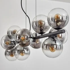 Gastor Suspension, Boule lumineuse, Suspension Clair, Fumé, 10 lumières