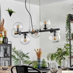 Gastor Suspension, Boule lumineuse, Suspension Clair, 8 lumières