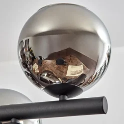 Gastor Suspension, Boule lumineuse, Suspension Chrome, Fumé, 10 lumières