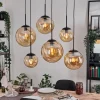 Gastor Suspension, Boule lumineuse, Suspension Ambre, 6 lumières