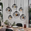 Gastor Suspension, Boule lumineuse, Suspension Clair, Fumé, 6 lumières