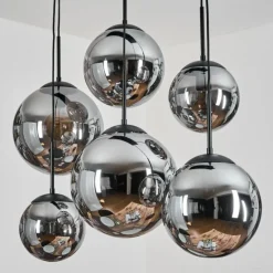 Gastor Suspension, Boule lumineuse, Suspension Fumé, 6 lumières